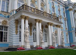 Main entrance of the Catherine palace